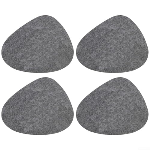 Elegantes Geschirr-Accessoire, rund, rutschfest, aus umweltfreundlichen Materialien (dunkelgrau) von HomeVortex