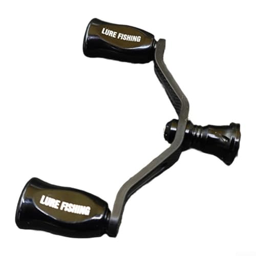 FOR EXLSTLT FOR FUEGO Carbon Fiber Double Rocker Handle 25g for Spinnings Reel, Replacement Part with Bearings (Black) von HomeVortex