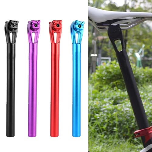 Fahrradsattelrohr mit Schnellinstallationsfunktionen, optimiertes Design für reibungsloses Fahrerlebnis (31,6 x 400 mm) von HomeVortex