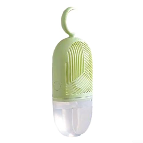 Feuchtigkeitsabsorbierende Hängebox für Kleidung mit transparenter Wassersammlung und Haken zur Vermeidung und Feuchtigkeit in Kleiderschränken (Grün) von HomeVortex