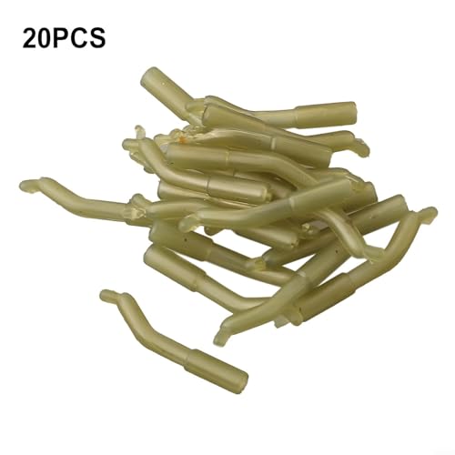 Für CHOD Rig Haken Line Aligners für Angelgeräte 20/30/50 Stück Hochleistungsmaterialien (Gelb 20 Stück) von HomeVortex