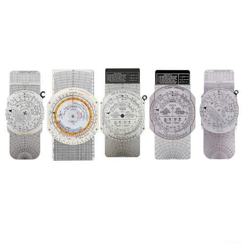 Für Luftfahrttraining E6B Computer-Gleitregler für Kraftstoff- und Zeitmanagement in Flügen (E6B-S) von HomeVortex