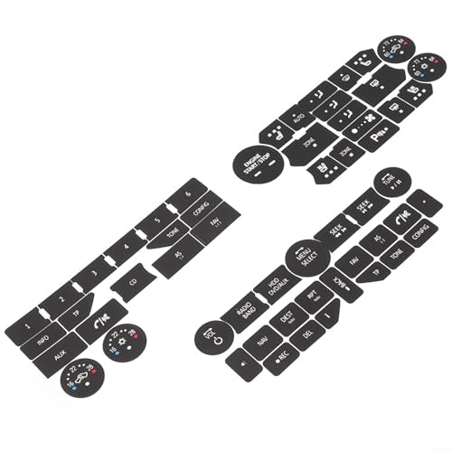Für SAAB kompatible Tasten-Reparaturaufkleber für Klimaradios der dritten Generation Für SAAB kompatible Tasten-Reparaturaufkleber für Klimaradios der dritten Generation von HomeVortex