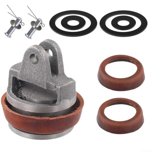 Für Stielpumpe Typ 75 Ersatzkolben mit Bolzensatz und Dichtringen aus Leder und Gummi für Pumpenwartung und Wassersystemeinsatz Für Stielpumpe Typ 75 Ersatzkolben mit Bolzensatz und Dichtringen aus Leder und Gummi für Pumpenwartung und Wassersystemeinsatz von HomeVortex