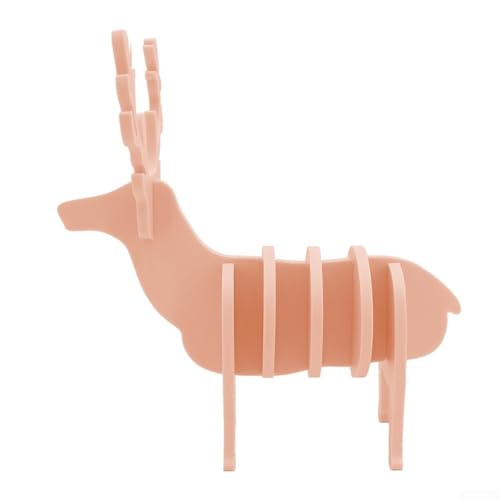Getränkeuntersetzer mit Elch-Design, Silikon-Material sorgt für Sicherheit und rutschfeste Leistung zu Hause (Rosa) von HomeVortex
