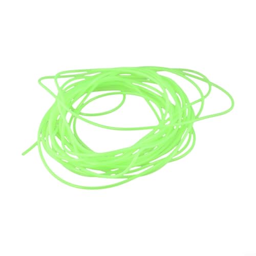 Glow PVC-Schlauch für Angeldraht, 23 mm Außendurchmesser, geeignet für Rigschnurschutz und Tiefwasserfischzielung (3 mm, 10 Meter) von HomeVortex