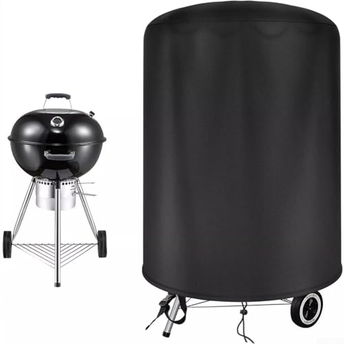 Grillabdeckung für Kugelgrills aus starkem 210D Oxford-Tuch, wasserdicht und leicht zu pflegen (Durchmesser 77 cm x 58 cm) von HomeVortex