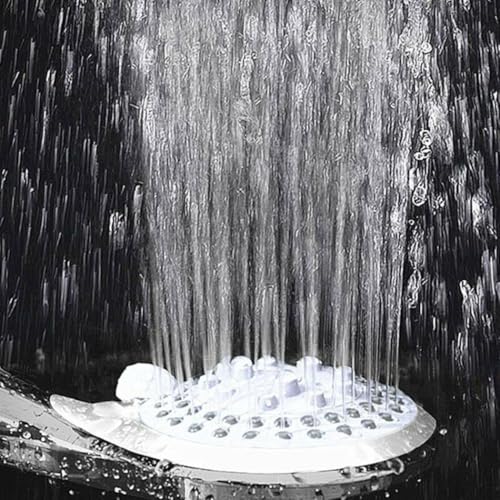 Handbrause mit 4 Sprühmodi und Wassersparschalter für ultimatives Duscherlebnis von HomeVortex