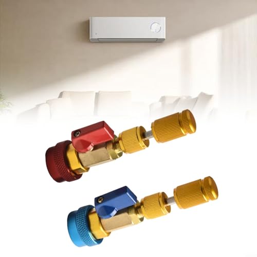 HomeVortex 2 Stück Ventilkernentfernungswerkzeug Klimaanlage Service Kit R134A kompatibel Messing Konstruktion Automotive AC Reparatur Werkzeug Set von HomeVortex