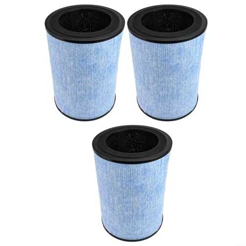 HomeVortex 3-in-1-Aktivkohle-Luftreiniger-Filter für sofortige Anwendung AP300 und Hathaspace HSE1500, effiziente Staub- und Geruchsentfernung für saubereres Zuhause oder Büro (3 Stück) von HomeVortex