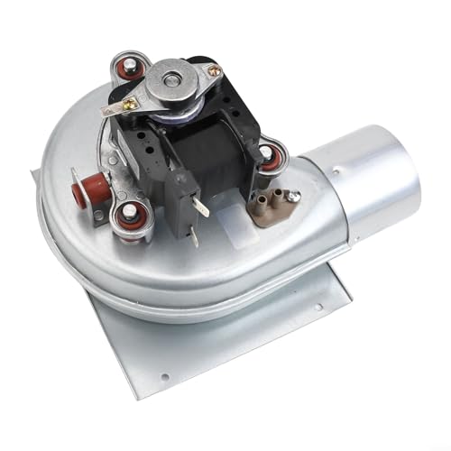 HomeVortex 35 W Kamingebläse Ventilator Hochtemperaturbeständig Geräuscharm 220 V 2000 U/min Metall Ofenventilator für Heimwerker Schrank Grill Power Equipment Heizofen 10 x 10 x 15 cm Weiß von HomeVortex
