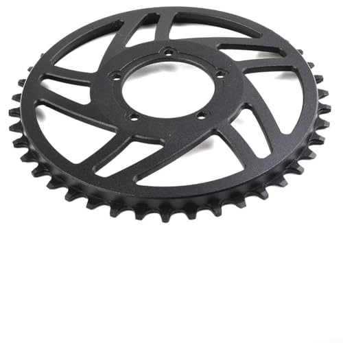 HomeVortex 42T Bafang Elektro-Fahrradkette Korrektur 8Fun 01 02 Elektrofahrrad Aluminium schwarz 175 x 175 x 14 mm 6-9 Geschwindigkeiten sandgestrahlt eloxiert von HomeVortex