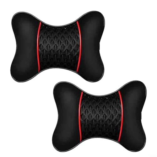 HomeVortex Auto Nackenstütze PU Leder Kopfstütze Kissen Gemeinsame Fahrzeug Kopfstütze Kissen Ergonomisches Design Schwarz Verstellbar Autositz Nackenstütze HomeVortex Auto Nackenstütze PU Leder Kopfstütze Kissen Gemeinsame Fahrzeug Kopfstütze Kissen Ergonomisches Design Schwarz Verstellbar Autositz Nackenstütze von HomeVortex