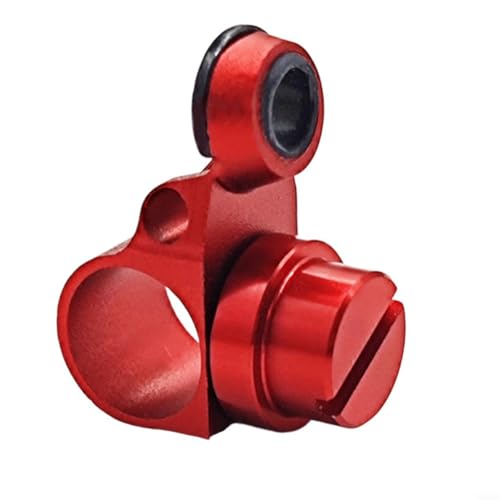 HomeVortex CNC-gefrästes Aluminium, große Lochlehre für Abu 3.5 Gen Alcib 6/7/8 BF 7/8 LTX-BF8 Mgx2 ALX ALF LT7 LV7 LC6 D8 DIY Angelrolle Modifikationsteile (rot) von HomeVortex