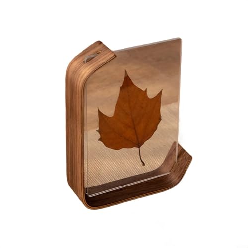 HomeVortex Doppelseitiger, transparenter Acryl-Bilderrahmen, 12,7 x 17,8 cm, magnetischer Display-Block mit Naturholz- oder Walnussholz-Basis, für Tischdekoration, Schwarz HomeVortex Doppelseitiger, transparenter Acryl-Bilderrahmen, 12,7 x 17,8 cm, magnetischer Display-Block mit Naturholz- oder Walnussholz-Basis, für Tischdekoration, Schwarz von HomeVortex