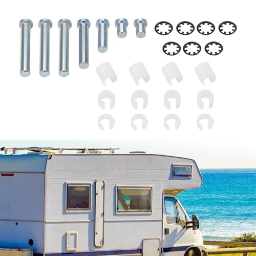 HomeVortex Edelstahl-Markisenarm-Reparaturstift-Set, für Lippert Style Solera RV elektrische Markise Stützarm Montage 431840 540900 43184 436366 von HomeVortex