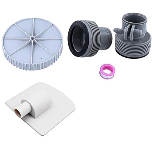 HomeVortex Ersatz-Set für Schwimmbad-Skimpumpe, kompatibel mit SFX1000 SFX1500 Modellen, Umrüst-Set mit Schlauchanschlüssen von HomeVortex