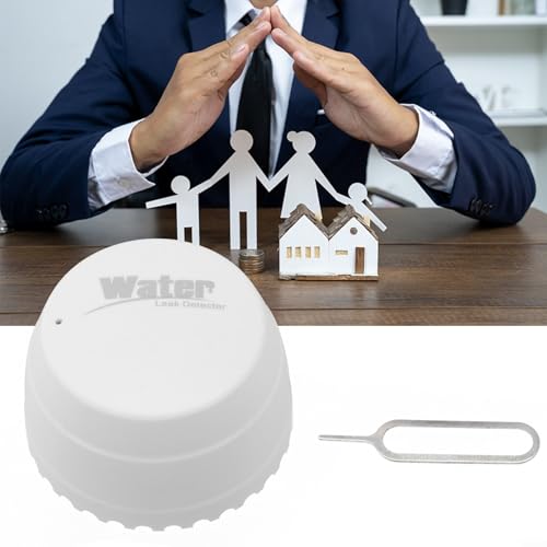 HomeVortex Für Tuya für ZigBee Smart Wasserleckdetektor Home Security Flutsensor mit mobiler Benachrichtigung Geringer Stromverbrauch für Badezimmer Küche Rohr Innenbereich HomeVortex Für Tuya für ZigBee Smart Wasserleckdetektor Home Security Flutsensor mit mobiler Benachrichtigung Geringer Stromverbrauch für Badezimmer Küche Rohr Innenbereich von HomeVortex