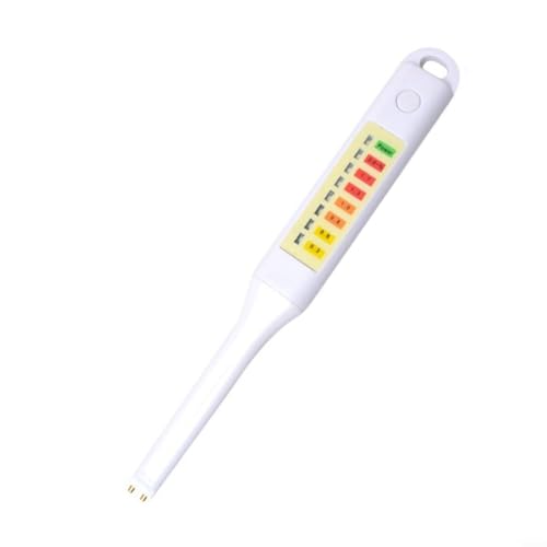 HomeVortex Hand-Salztester mit LED-Anzeige, elektronisches Küchensalzmessgerät, Suppen-Salinitätsanalysator mit automatischer Temperaturkompensation für die Messung beim Kochen (mit Batterie) von HomeVortex