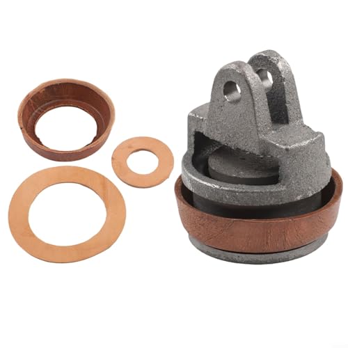 HomeVortex Handpumpe Ersatzteile Gusseisen Kolben Leder Dichtung Rindsleder Unterlegscheiben Set für Modell 75 Gartenbrunnen Wasserentfernungssystem von HomeVortex