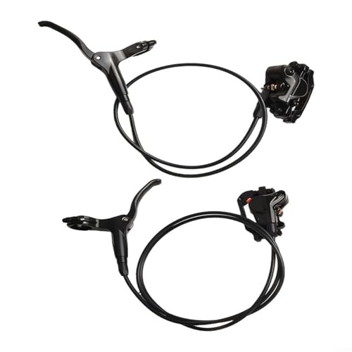 HomeVortex Hydraulisches Scheibenbremsen-Set für Mountainbike, mit Hebel, vorgefüllte Ölbremsen, Aluminiumlegierung, Doppelkolben-Design für MTB-Fahrrad, Vorderrad (Hinterrad, Hinterrad, Vorderrad) von HomeVortex