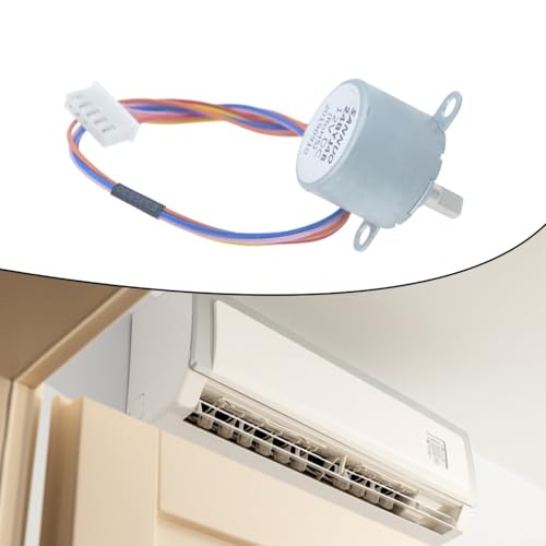 HomeVortex Klimaanlagen-Schwenkauslass-Motor, 24BYJ48, 12 V, 4-Phasen-5-Draht-Schrittmotor für Küchengeräte, Ersatzkomponente von HomeVortex