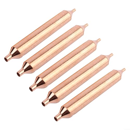 HomeVortex Kupfer-Kühlschrank-Filter-Trocknersystem 19 mm x 127 mm mit Molekularsieb-Technologie für Kühlgeräte Hauswasserreinigung 5 Stück Set von HomeVortex