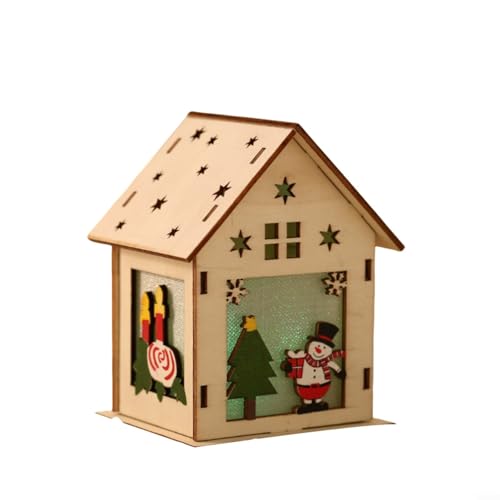 HomeVortex LED-Weihnachtshaus-Dekorationsset mit Weihnachtsmann, Rentier, Schneemann, batteriebetrieben, hängende Ornament mit Seil für drinnen und draußen HomeVortex LED-Weihnachtshaus-Dekorationsset mit Weihnachtsmann, Rentier, Schneemann, batteriebetrieben, hängende Ornament mit Seil für drinnen und draußen von HomeVortex