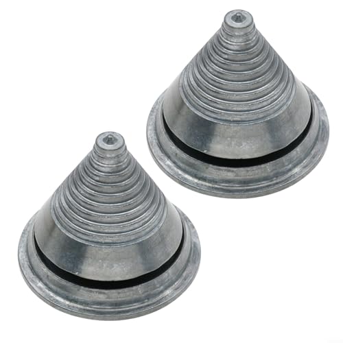 HomeVortex Metall-Rasenmäher-Messer, statisches Auswucht-Testgerät mit abgestuftem Kegel-Design für Klingenschärf-Wartung (Metall) von HomeVortex