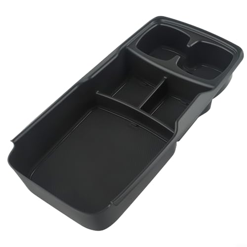 HomeVortex Mittelkonsole Aufbewahrungsbox Organizer Unterschicht Tablett Einsatz Behälter Armlehne Aufbewahrungsbox Zubehör Schwarz von HomeVortex