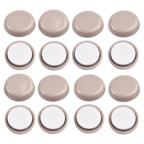 HomeVortex Möbelgleiter, rund, Möbelgleiter, strapazierfähig, EVA-Schaumstoff, Teppichbodenschoner, leicht zu bewegen, Lösung für Tische, Sofas, Stühle, 16 Stück (63 mm) von HomeVortex