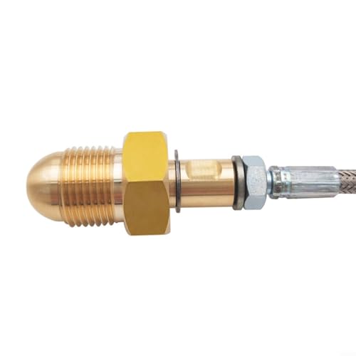 HomeVortex Professioneller Argon Gasflaschen-Nachfüllstation Transferschlauch BS341 Nr. 3 Standard G5/8 RH Anschluss mit hohem Druck für geflochtene Schnur (Stil 1) von HomeVortex