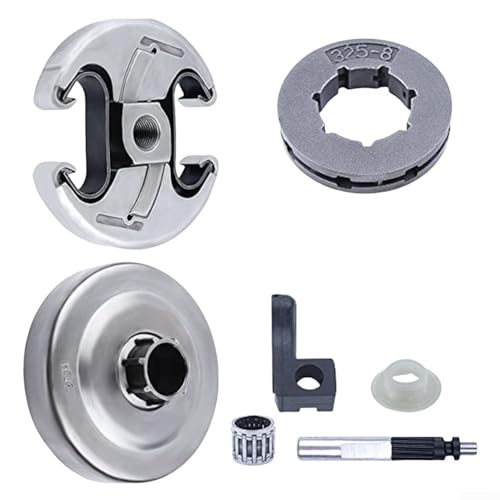 HomeVortex Profi Kettensäge Kupplungstrommel Ritzel Kit 325 Zoll Ölpumpe Schneckengetriebe Set mit Nadellager für Modelle 340 345 346XP 350 353 Ersatzteile von HomeVortex