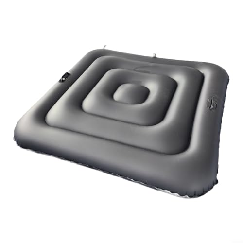 HomeVortex Quadratische Schwimmbad-Abdeckung, 130 cm, aufblasbare Badewannen-Abdeckung, wasserdicht, wetterbeständig, für Whirlpool-Badewannen-Abdeckung, Temperaturkontrolle, Schutz für den Innen- und von HomeVortex