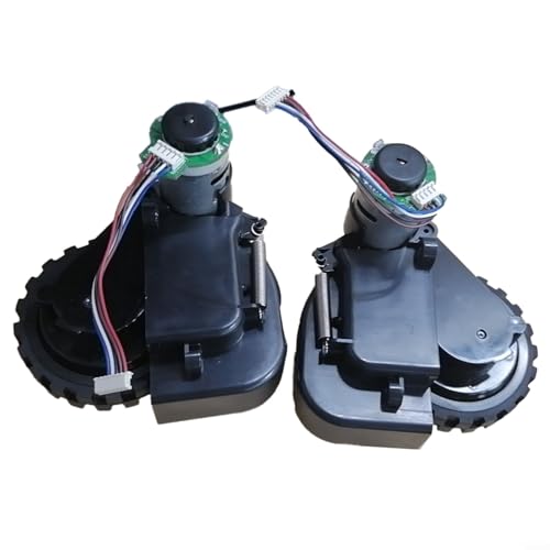 HomeVortex Rechtes linkes Rad, für Tefal Explorer Serie 20 RG6825 RG6871 RG6875, für Isweep X3 Roboter-Staubsauger, Ersatzteile, Zubehör (rechtes Rad + linkes Rad) von HomeVortex