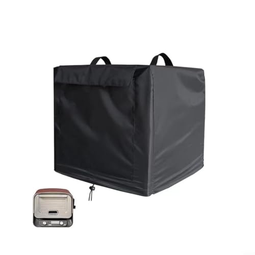 HomeVortex Robuste, wasserdichte Ofengrillabdeckung für OO101-Serie Outdoor-Pizzaofen, Oxford-Stoff mit verstellbaren Kordelzügen, Griff und wetterfestem Schutz (420D) von HomeVortex