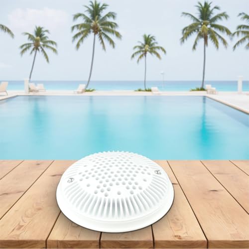 HomeVortex Schwimmbad Bodenablaufabdeckung Rund SP1030 ABS Hauptablaufabdeckung Anti-Vortex Outlet Drainage System Zubehör für oberirdischen Inground Pool von HomeVortex