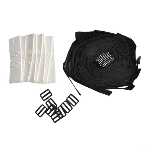 HomeVortex Schwimmbad-Solarabdeckungs-Befestigungsset mit 8 Nylon-Clips für Inground Pools System Fit 3-7.3 m Breite Decke 8-16 mm Dicke Schwarz HomeVortex Schwimmbad-Solarabdeckungs-Befestigungsset mit 8 Nylon-Clips für Inground Pools System Fit 3-7.3 m Breite Decke 8-16 mm Dicke Schwarz von HomeVortex