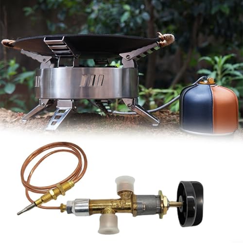HomeVortex Sicherheits-Regelventil-Montagesatz für Gasheizungen, Kamine und Grills – komplett mit Thermoelementdraht, Messingmaterial HomeVortex Sicherheits-Regelventil-Montagesatz für Gasheizungen, Kamine und Grills – komplett mit Thermoelementdraht, Messingmaterial von HomeVortex
