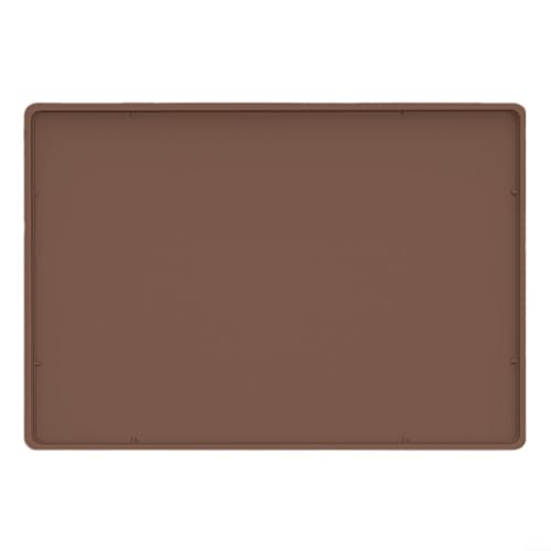 HomeVortex Silikon-Matte für Kaffeemaschinen, hitzebeständig, rutschfest, Espressomaschine, Abtropfmatte für Zuhause, Café (braun) von HomeVortex