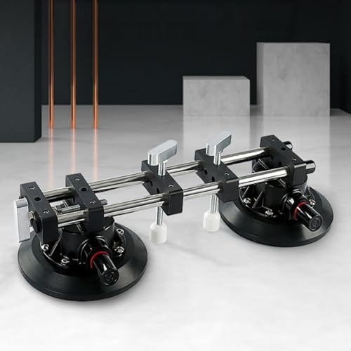 HomeVortex Strapazierfähiges Naht-Setter-Werkzeug mit zwei 17,8 cm Saugnäpfen für Stein-Arbeitsplatten-Nivelliersystem, Fliesenmontage, Spaltausrichtungs-Set HomeVortex Strapazierfähiges Naht-Setter-Werkzeug mit zwei 17,8 cm Saugnäpfen für Stein-Arbeitsplatten-Nivelliersystem, Fliesenmontage, Spaltausrichtungs-Set von HomeVortex
