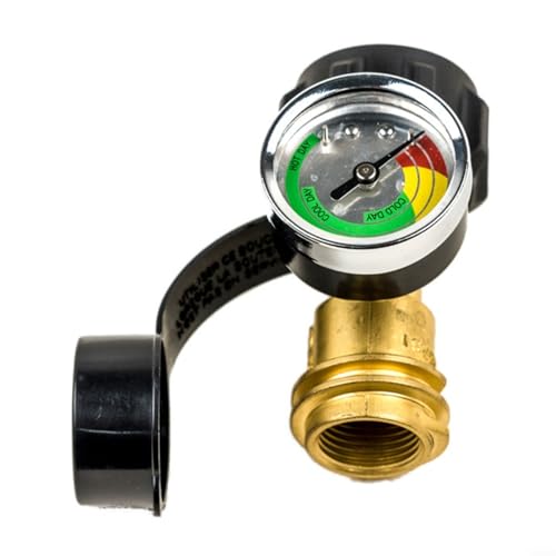 HomeVortex Tankanzeige-Adapter POL auf QCC Typ 1 Konverter, robustes Messing gebaut für 2,3–45,4 kg Zylinder, wetterbeständiges Design HomeVortex Tankanzeige-Adapter POL auf QCC Typ 1 Konverter, robustes Messing gebaut für 2,3–45,4 kg Zylinder, wetterbeständiges Design von HomeVortex