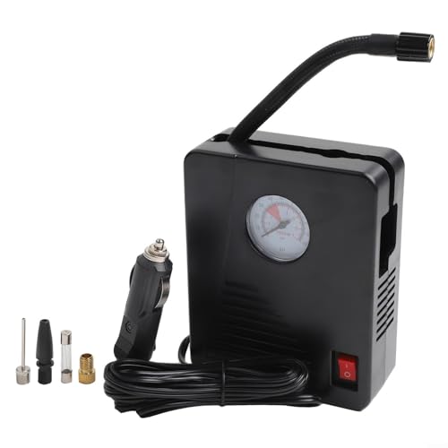 HomeVortex Tragbarer Autoreifenfüller Luftpumpe mit LED-Licht Digitalanzeige DC 12 V 100 PSI Auto-Luftkompressor mit mehreren Düsen für Autos, Fahrräder, Bälle HomeVortex Tragbarer Autoreifenfüller Luftpumpe mit LED-Licht Digitalanzeige DC 12 V 100 PSI Auto-Luftkompressor mit mehreren Düsen für Autos, Fahrräder, Bälle von HomeVortex