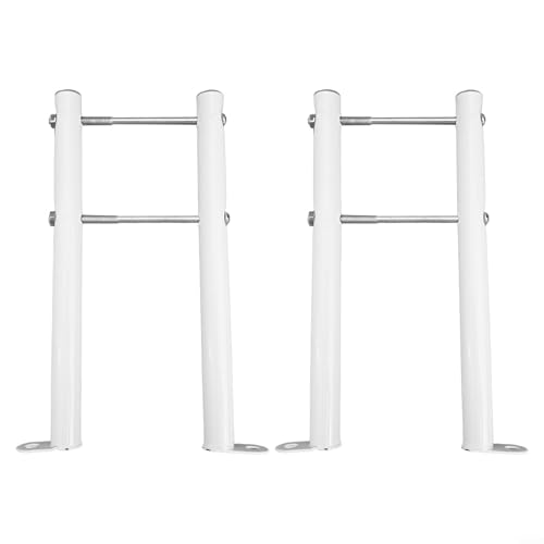 HomeVortex Vertikale Füße für Heizkörper, salzsprühbeständig, robust, kohlenstoffarmes Stahl-Design (15 cm) von HomeVortex