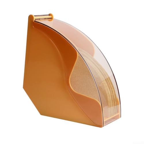 Kaffeefilter-Papierhalter mit Acrylabdeckung, um Filter sauber und zugänglich zu halten (gelb) von HomeVortex