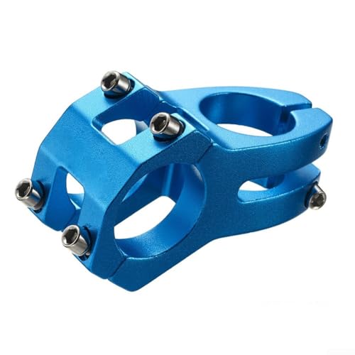 Kurzer Vorbau Aluminiumlegierung für 31 8 mm Lenker und 28 6 mm Gabel, kompatibel mit den meisten Mountainbikes (Blau) von HomeVortex