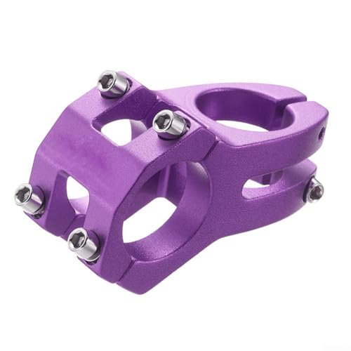 Kurzer Vorbau Aluminiumlegierung für 31 8 mm Lenker und 28 6 mm Gabel, kompatibel mit den meisten Mountainbikes (lila) von HomeVortex