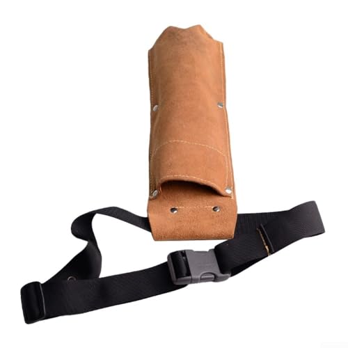 Leder-Schweißstabhalter, 1 Tasche für Komfort und längere Nutzung (braun, zweilagig) von HomeVortex