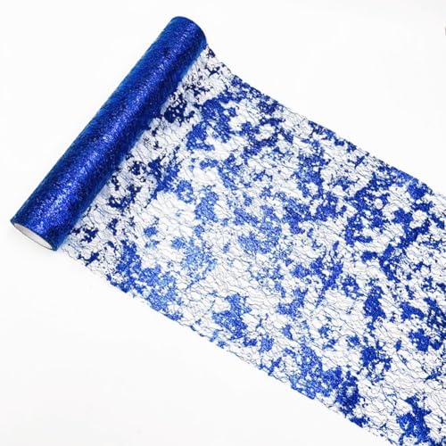 Luxuriöser goldfarbener glitzernder Tischläufer, geeignet für alle Arten von Feiern und Versammlungen, Königsblau Luxuriöser goldfarbener glitzernder Tischläufer, geeignet für alle Arten von Feiern und Versammlungen, Königsblau von HomeVortex