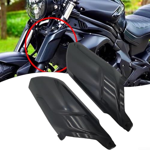 Motorrad Gabel Stoßdämpferabdeckung Verkleidung Verkleidung Vorderrad Kotflügel Ersatzteil für ER6N 2012 bis 2016 Modell (schwarz) von HomeVortex